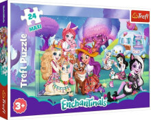 Детские развивающие пазлы Trefl Puzzle 24 maxi Wesoły świat Enchantimals