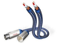 in-akustik 00405007 - XLR - Male - XLR - Female - 0.75 m - Blue - Silver