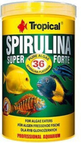 Корма для рыб tropical Super Spirulina Forte plant food for fish 250ml / 50g