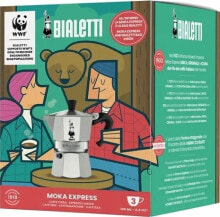 Kawiarka Bialetti Bialetti - Moka Express 3tz + Torba WWF