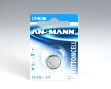 Батарейки и аккумуляторы для фото- и видеотехники ansmann Lithium CR 1620, 3 V Battery Батарейка одноразового использования Литий-ионная (Li-Ion) 5020072