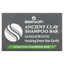 Zion Health, Ancient Clay, шампунь и мыло, сандаловое дерево, 70 г (6 унций)