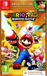 NINTENDO GAMES Switch Mario + Rabbids Kingdom Battle (Gold Edition) Code in box