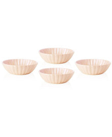 Godinger blush Scalloped Iridescent Bowls