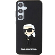 KARL LAGERFELD KLHCS24M3DRKINK S24+ S926 3D Rubber Ikonik phone case