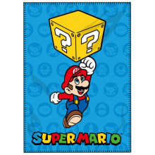 Blanket Super Mario 100 x 140 cm Navy Blue Polyester