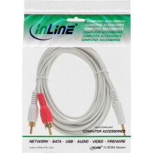 InLine 89928W аудио кабель 7,5 m 3,5 мм Белый