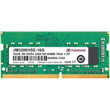 Модули памяти (RAM) Модуль оперативной памяти RAM Transcend JetRam JM3200HSE-16G 16 GB 1 x 16 GB DDR4 3200 MHz0