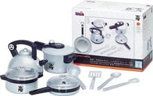 Купить детские кухни и бытовая техника Theo Klein: Theo Klein WMF pot set - gray / black