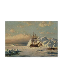 Trademark Global william Bradford Caught in the Ice Floes Canvas Art - 27