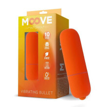 Виброяйцо или вибропуля MOOVE Vibrating Bullet 10 Speeds Orange