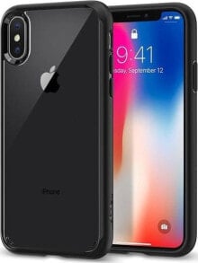 чехол прозрачный с черной окантовкой IPHONE 11 Spigen