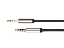 Python GC-M0230 аудио кабель 3 m 3,5 мм XLR (4-pin) Черный