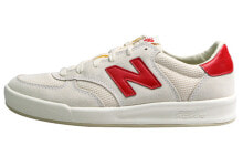 New Balance NB 300 复古休闲 低帮 板鞋 男女同款 米白红 / Кроссовки New Balance NB 300 CRT300WR