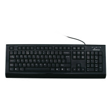 Клавиатуры mediaRange MROS101-UK клавиатура USB QWERTY Британский английский Черный MROS101UK
