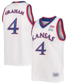 Men's Devonte' Graham White Kansas Jayhawks Commemorative Classic Basketball Jersey