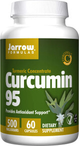 Растительные экстракты и настойки Jarrow Formulas Curcumin 95 --  Куркумин 95  - 500 мг - 60 капсул