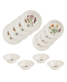 Portmeirion botanic Garden Harmony Amethyst 12 Piece Dinnerware Set