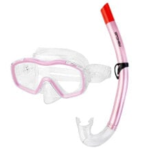 Masks and snorkels for scuba diving