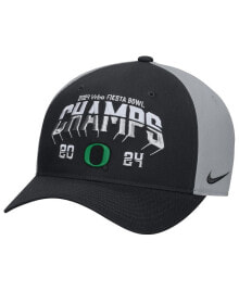 Nike men's Black Oregon Ducks 2024 Fiesta Bowl Champions Locker Room Adjustable Hat