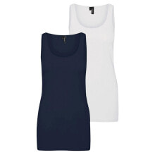 VERO MODA Maxi My Soft Long Sleeveless T-Shirt 2 Units