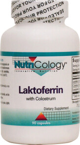 NutriCology Laktoferrin with Colostrum Лактоферрин с молозивом 90 капсул