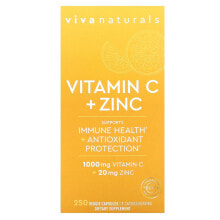 Vitamin C + Zinc, 250 Veggie Capsules