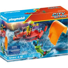 PLAYMOBIL Rescue Of Kitesurfer With Boat