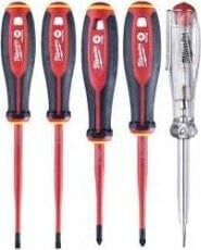 Купить отвертки Milwaukee: Milwaukee MILWAUKEE VDE SCREWDRIVERS SET 5 pcs.