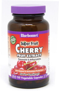 Антиоксиданты bluebonnet Nutrition Super Fruit Cherry Fruit Extract Растительный экстракт плодов вишни антиоксидантное средство 90 растительных капсул