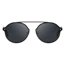 Мужские солнцезащитные очки Мужские очки солнцезащитные круглые черные Lanai Paltons Sunglasses (56 mm)