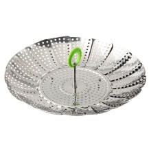 FACKELMANN Stainless Steel Vegetable Steamer Basket 13x24 cm