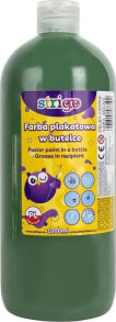 Strigo Farba plakatowa STRIGO w butelce, 1000 ml ciemnozielona