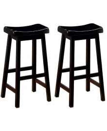 Brantlee 24-Inch Wooden Counter Stools (Set of 2)