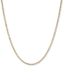 Купить ювелирные кулоны и подвески Italian Gold: Italian Gold textured Barrel Link 18" Chain Necklace in 14k Gold