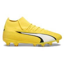 Puma Ultra Pro Firm GroundArtificial Ground Soccer Cleats Mens Yellow Sneakers A