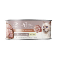 PET REPUBLIC Breast chicken fillet ingravy wet cat food 80g