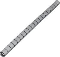 Conrad Electronic SE Conrad TC-KL25SLZ-20M203 - Cable eater - Polypropylene (PP) - Silver