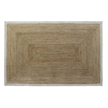 Ковры и ковровые дорожки carpet DKD Home Decor White Jute Cotton Light Brown (160 x 230 x 1 cm)