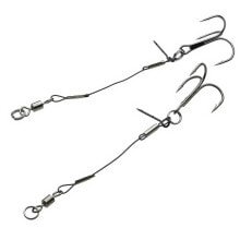 Грузила, крючки, джиг-головки для рыбалки KINETIC Single Stinger Tied Hook 100 mm 40 Lbs