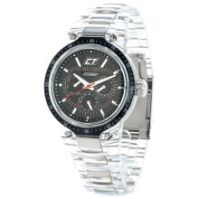 Мужские наручные часы с браслетом Мужские наручные часы с серебряным браслетом Chronotech CC7045M-02 ( 42 mm)