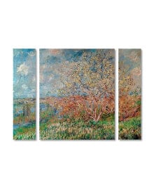 Trademark Global claude Monet 'Spring 1880' Multi Panel Art Set Large - 41