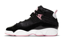 Jordan Air Jordan 6 Rings 高帮 复古篮球鞋 GS 黑粉 / Кроссовки Jordan Air Jordan 6 Rings GS 323399-002