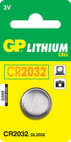 GP Batteries Lithium Cell CR2032 Батарейка одноразового использования Литиевая 0602032C1