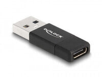 Delock 60001 - USB A - USB C - Black