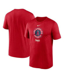 Nike men's Red Los Angeles Angels City Connect Logo T-shirt