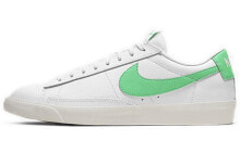 Nike Blazer Low 复古休闲 低帮 板鞋 男女同款 白绿 / Кроссовки Nike Blazer Low CI6377-105