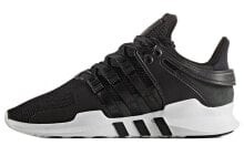 adidas originals EQT Support ADV Milled Leather Black 减震防滑 低帮 生活休闲鞋 男女同款 黑色 / Кроссовки Adidas EQT Support BB1295