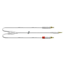 Cordial CFY 1.5 WCC-SNOW Y-Audio Cable Cinch 1,5m Rean