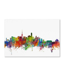 Trademark Global michael Tompsett 'Beijing China Skyline II' Canvas Art - 12